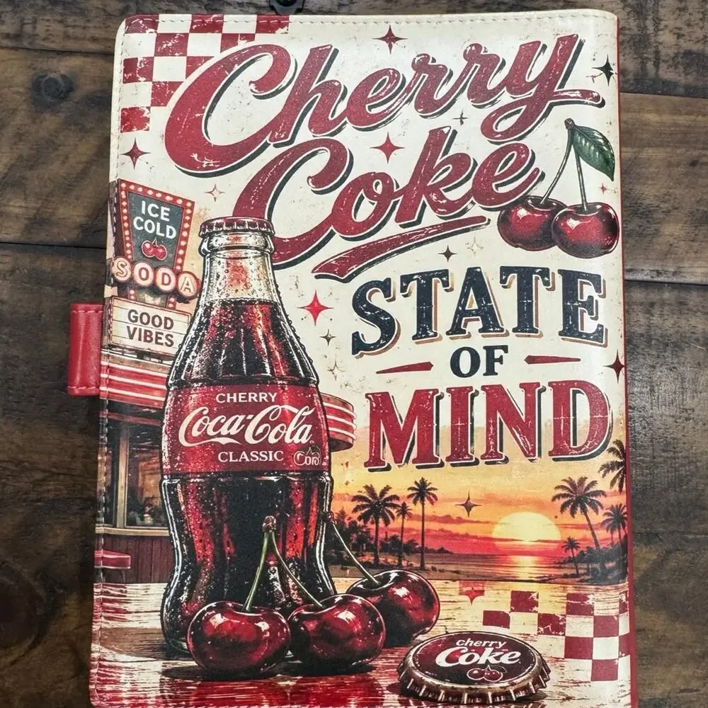 Coca Cola A5 Binder with matching printed paper